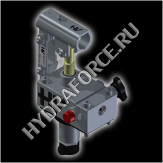 PM12-25 Ручной гидравлический насос, 12/25 см3 (HV Hydraulic, Италия)
